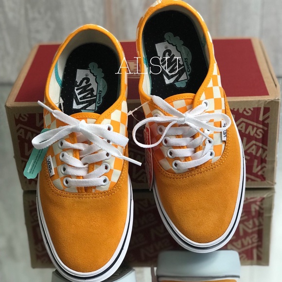 VANS Comfycush Authentic Checker Zinnia Yellow W - Picture 4 of 8